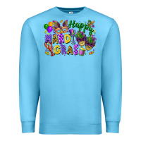 Ocean Blue happy mardi gras Premium Sweatshirt - FaDigitalArtStudio