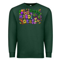 Sports Green happy mardi gras Premium Sweatshirt - FaDigitalArtStudio