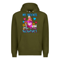 Army Green My Patients Are My Valentine Coffee Mug Premium Hoodie - FaDigitalArtStudio