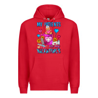 Red My Patients Are My Valentine Coffee Mug Premium Hoodie - FaDigitalArtStudio
