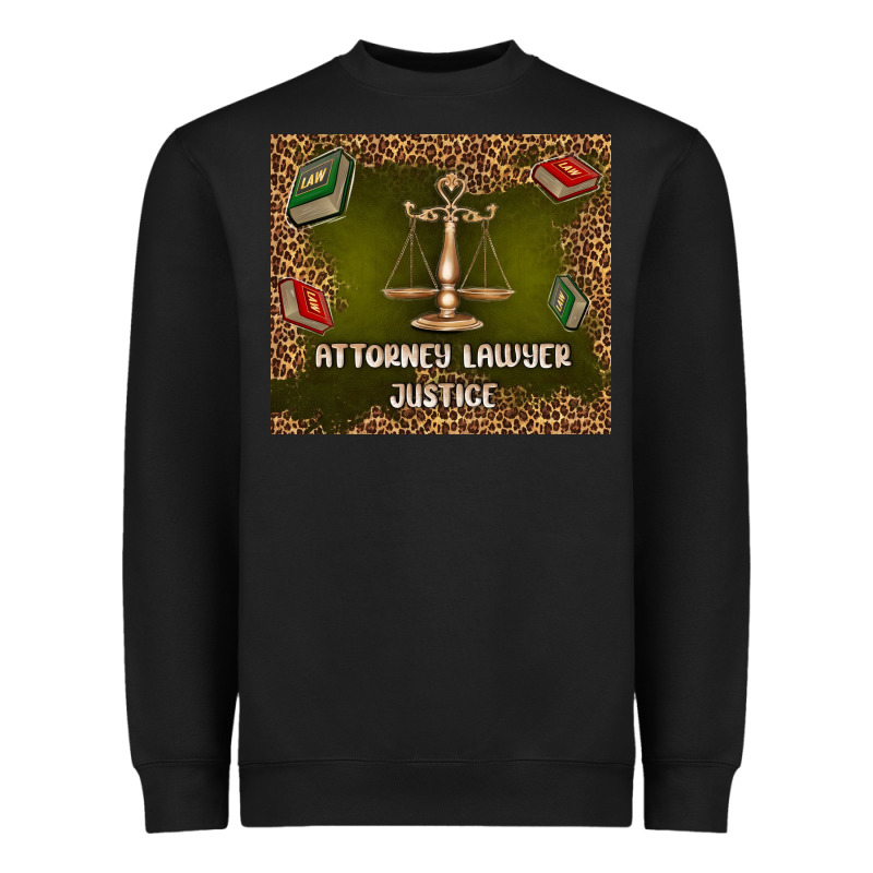 Attorney Lawyer Justice Heavyweight Sweatshirt by TumblerDesignByShophia | Teevron