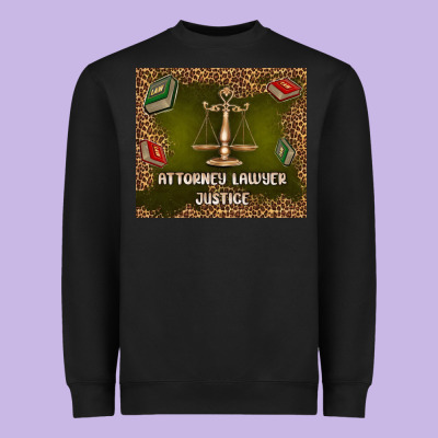 Attorney Lawyer Justice Heavyweight Sweatshirt Designed By Tumblerdesignbyshophia