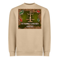 Mushroom attorney lawyer justice Heavyweight Sweatshirt - TumblerDesignByShophia