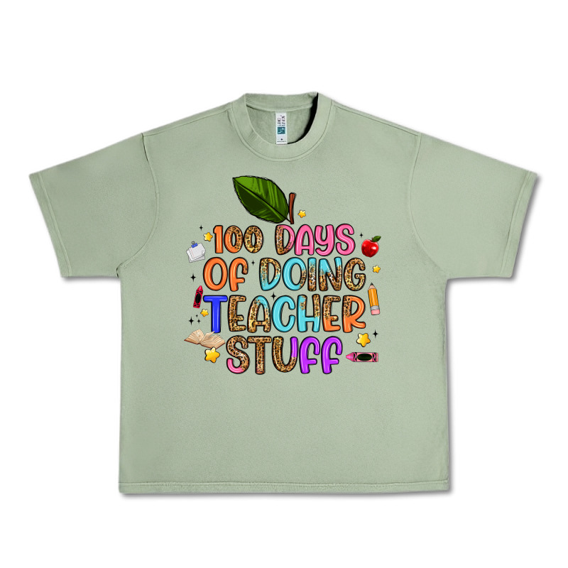 100 Days Of Doing Teacher Stuff Urban Heavy Tee by Artiststas | Teevron