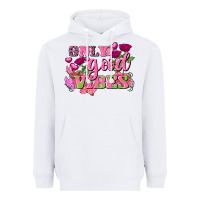 White Valentine's Day Only Good Vibes Heavyweight Hoodie - FaDigitalArtStudio