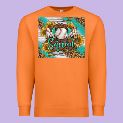 Baseball Mom Squad Tumbler Premium Sweatshirt Designed By Bundleandbundleshop
