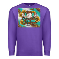 Purple baseball mom squad tumbler Premium Sweatshirt - BundleAndBundleShop