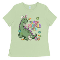 Matcha bunny saurus rex Ladies Tee - MaliasSmallBusiness