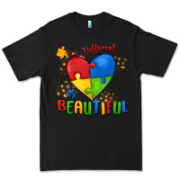 Black different is beautiful autism Premium Tee - MaliasSmallBusiness
