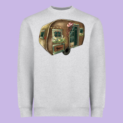 Caravan Heavyweight Sweatshirt Designed By Howdyjamesfarm