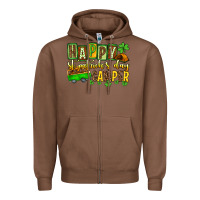 Chestnut St. Patrick's Happy St. Patrick's Day camper Zipper Hoodie - OliviaCreatesArt