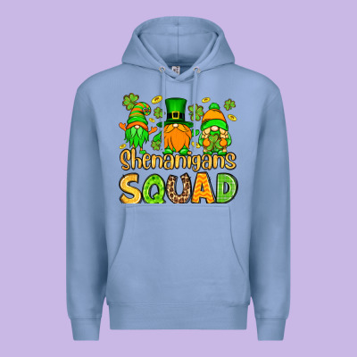 St. Patrick's Shenanigans Squad Gnomies Premium Hoodie Designed By Oliviacreatesart
