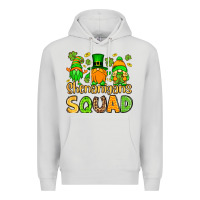 Dove Grey St. Patrick's Shenanigans squad gnomies Premium Hoodie - OliviaCreatesArt
