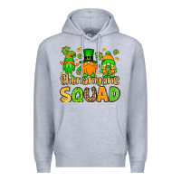 Heather Grey St. Patrick's Shenanigans squad gnomies Premium Hoodie - OliviaCreatesArt