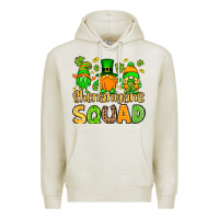 Oatmeal Heather St. Patrick's Shenanigans squad gnomies Premium Hoodie - OliviaCreatesArt