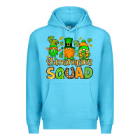 Ocean Blue St. Patrick's Shenanigans squad gnomies Premium Hoodie - OliviaCreatesArt