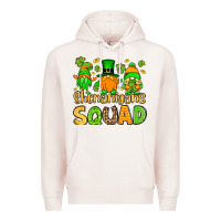 Pale Pink St. Patrick's Shenanigans squad gnomies Premium Hoodie - OliviaCreatesArt