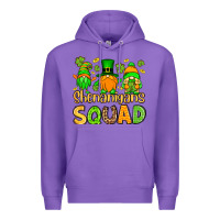 Purple St. Patrick's Shenanigans squad gnomies Premium Hoodie - OliviaCreatesArt