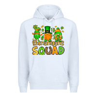 White St. Patrick's Shenanigans squad gnomies Premium Hoodie - OliviaCreatesArt
