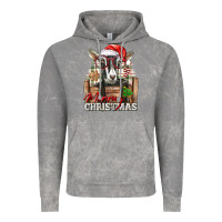 Cloud Rock Merry Christmas Alpine Goat Vintage Hoodie - LillyAllenDesigns