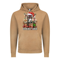 Merry Christmas Alpine Goat Vintage Hoodie | Teevron