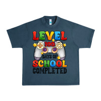 Midnight Navy level 100 days of school completed Urban Heavy Tee - Artiststas