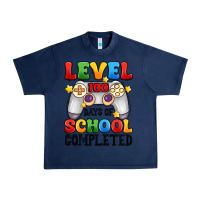 Navy level 100 days of school completed Urban Heavy Tee - Artiststas