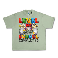 Oil Green level 100 days of school completed Urban Heavy Tee - Artiststas