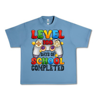 Pebble Blue level 100 days of school completed Urban Heavy Tee - Artiststas