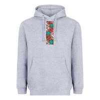 Heather Grey baseball pen wraps Heavyweight Hoodie - BundleAndBundleShop