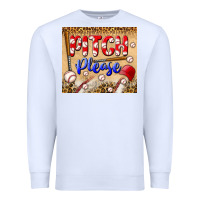 White pitch please tumbler Premium Sweatshirt - BundleAndBundleShop