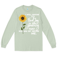 Matcha I Will Choose To Find Joy In The Journey That God Long Sleeve Tee - Bettercallsaul