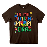 Chocolate Brown in my autism mom era Heavy Core Tee - MaliasSmallBusiness