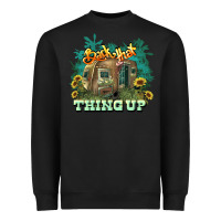 Black Back that thing up Heavyweight Sweatshirt - HowdyJamesFarm