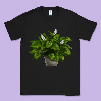 Peace Lily Classic Tee Designed By Lillyallendesigns