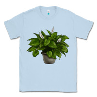 Dusty Blue Peace Lily Classic Tee - LillyAllenDesigns