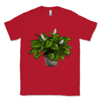 Red Peace Lily Classic Tee - LillyAllenDesigns