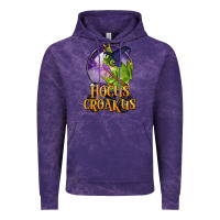 Cloud Purple Hocus Croakus Frog Vintage Hoodie - LillyAllenDesigns