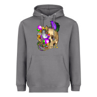 Storm mardi gras skull Heavyweight Hoodie - FaDigitalArtStudio