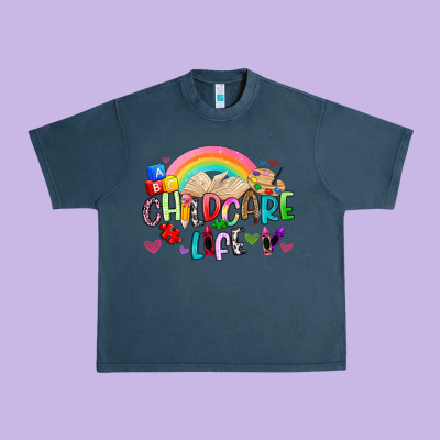 Childcare Life Urban Heavy Tee Designed By Artiststas