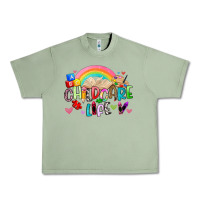 Oil Green childcare life Urban Heavy Tee - Artiststas