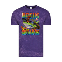 Cloud Purple Hocus Croakus Halloween Frog Vintage Tee - LillyAllenDesigns