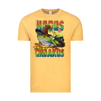 Vintage Mustard Hocus Croakus Halloween Frog Vintage Tee - LillyAllenDesigns
