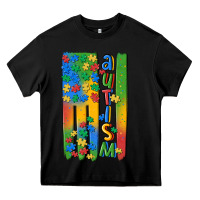 Black autism american flag Heavy Core Tee - MaliasSmallBusiness