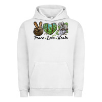 Pigment Lunar Rock peace love koala Urban Hoodie - LillyAllenDesigns