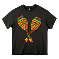 Asphalt mexican maracas Heavy Core Tee - AdoDesignShop