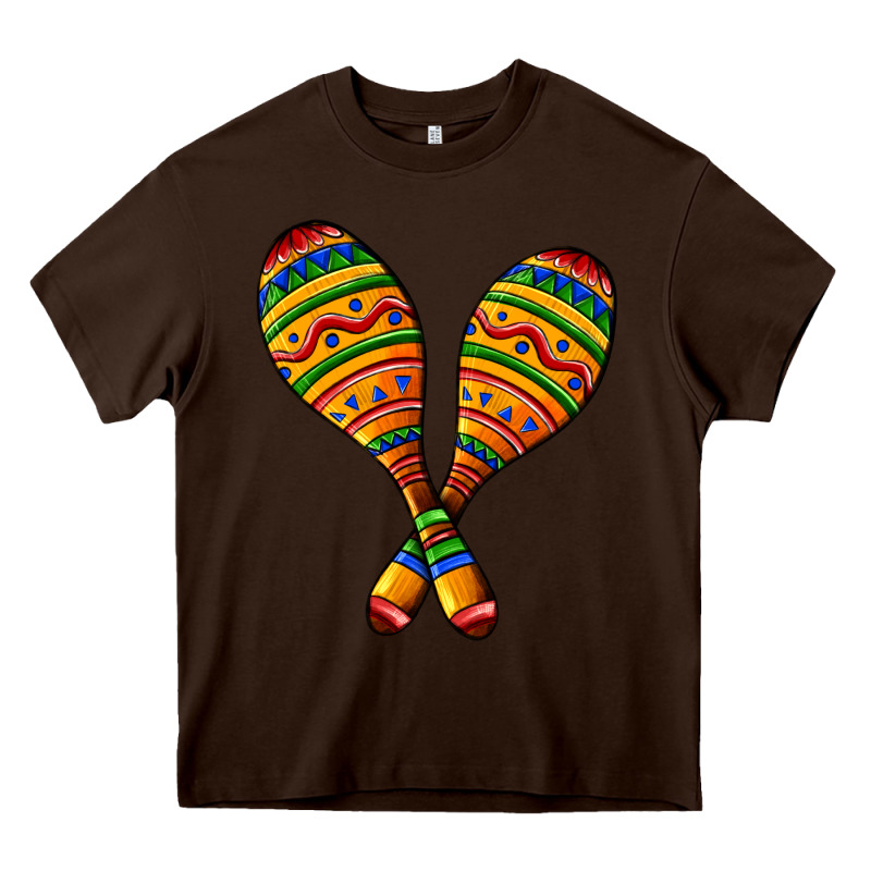 Mexican Maracas Heavy Core Tee by AdoDesignShop | Teevron