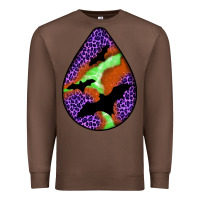 Chestnut halloween bat  teardrop Premium Sweatshirt - BundleAndBundleShop
