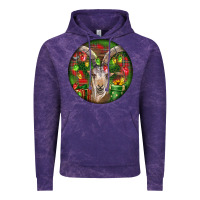 Cloud Purple Spanish Goat Christmas Ornament Vintage Hoodie - LillyAllenDesigns