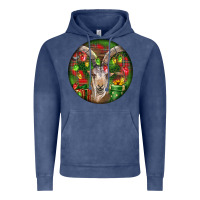 Vintage Denim Spanish Goat Christmas Ornament Vintage Hoodie - LillyAllenDesigns